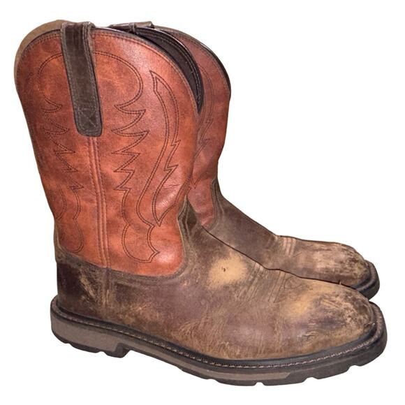 ARIAT Brown Leather Cowboy Western Boots   Size: 10 EE Men\'s